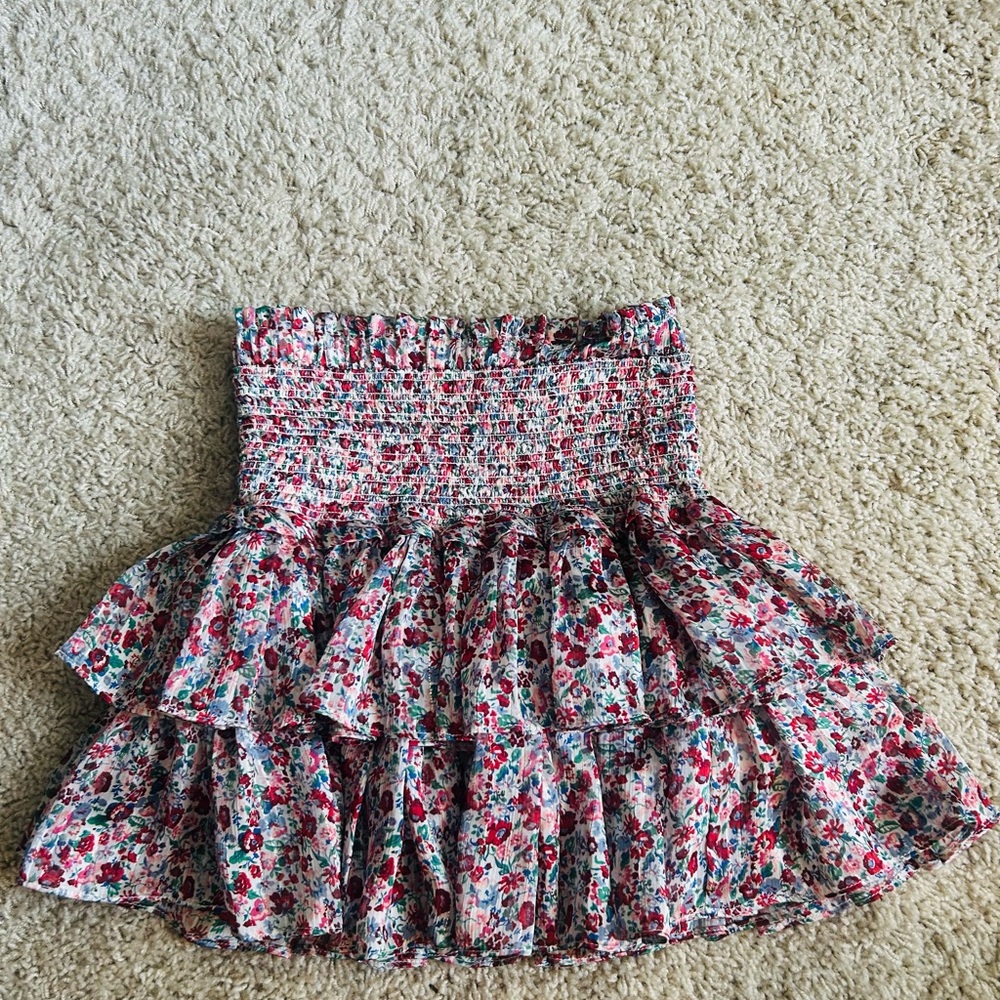 Floral Smocked Women's Skirt